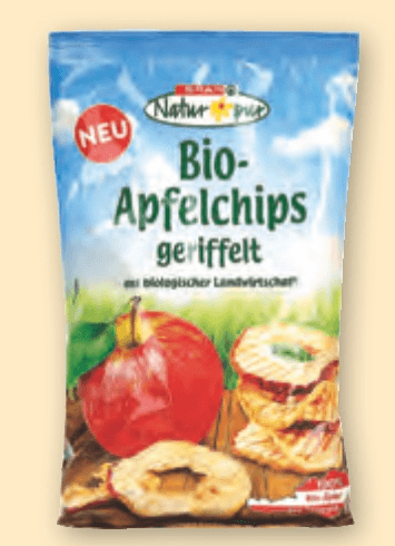 BIO JABOLČNI ČIPS 90 g - Akcija v trgovini Spar