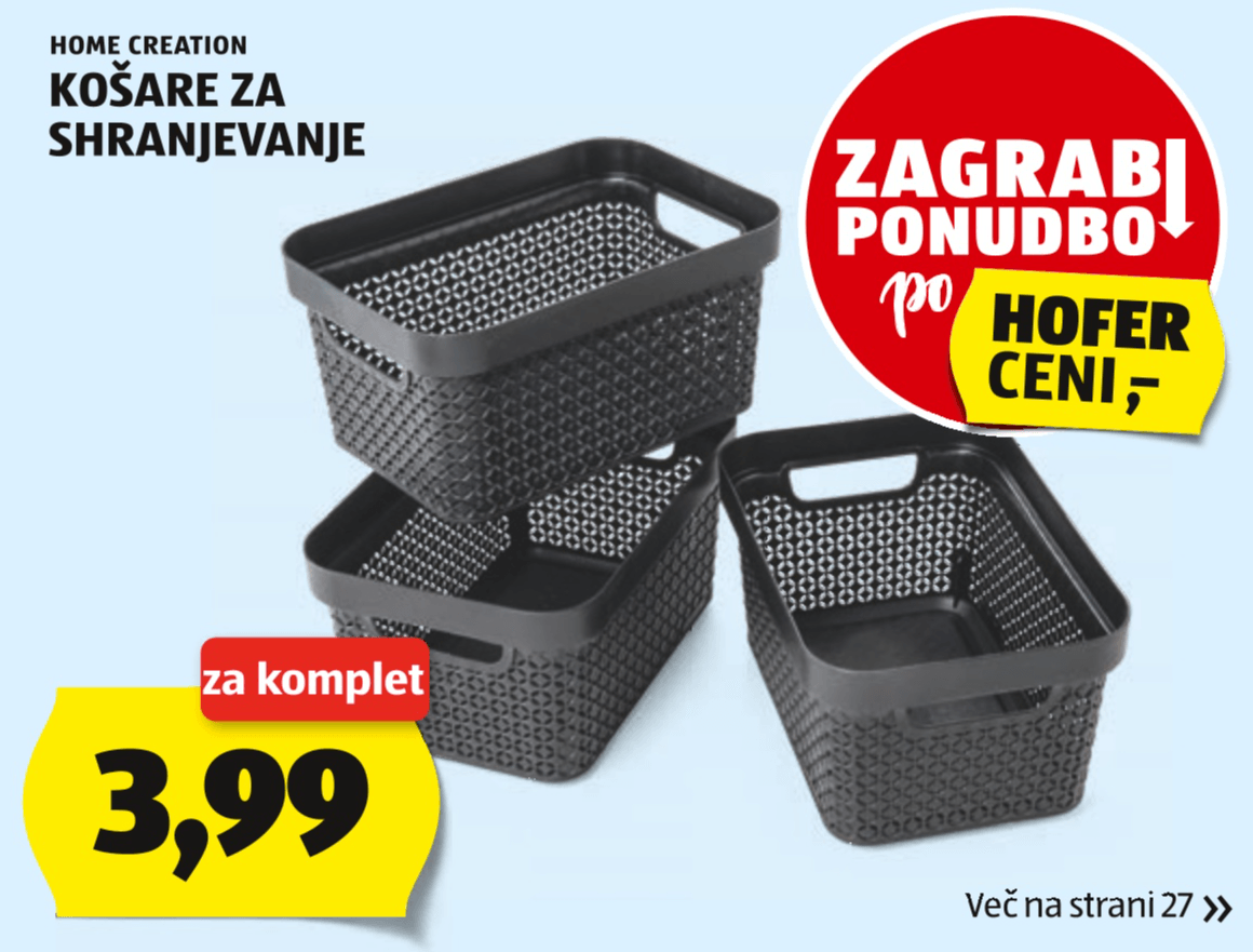 Home Creation Košare za shranjevanje