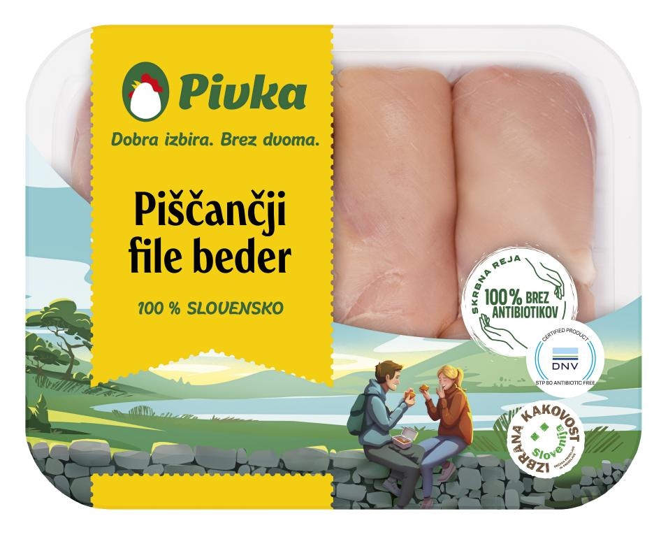 File iz piščančjih beder Pivka 800 g - Akcija v trgovini Mercator