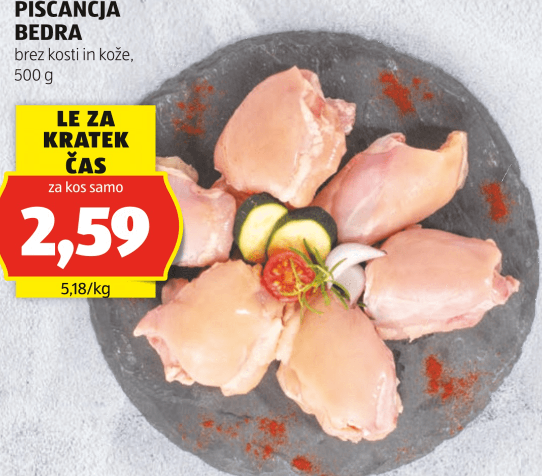 Piščančja bedra 500 g