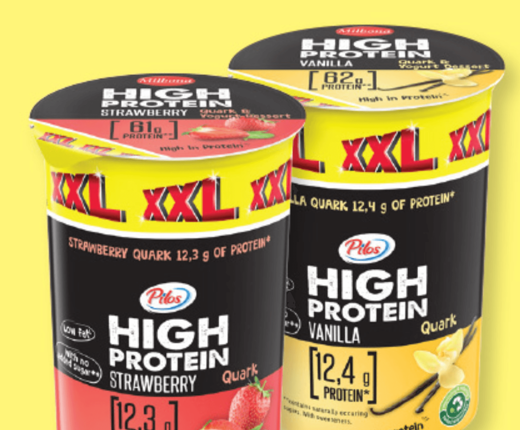 Milbona Proteinska sadna skuta XXL 500 g