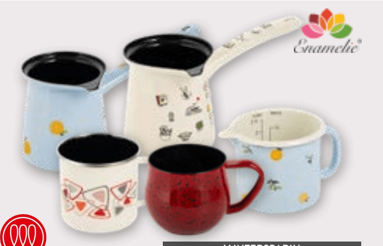 Enamelic Emajlirane posode za kavo in lončki