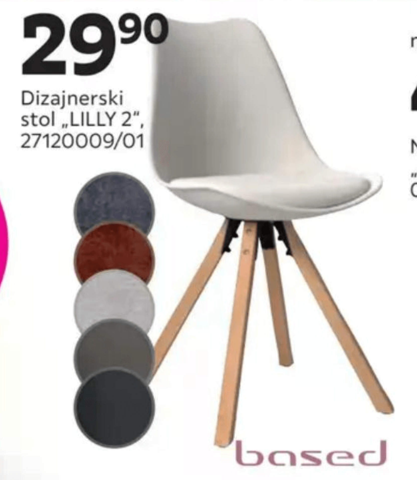 Dizajnerski stol „LILLY 2"