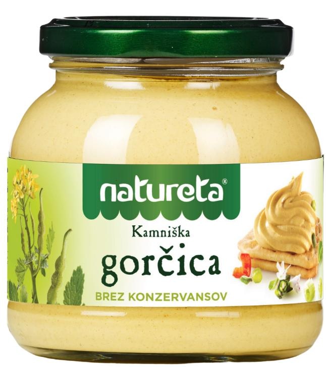 Kamniška gorčica Natureta 290 g NATURETA