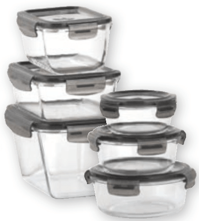 Steklene posodice za shranjevanje