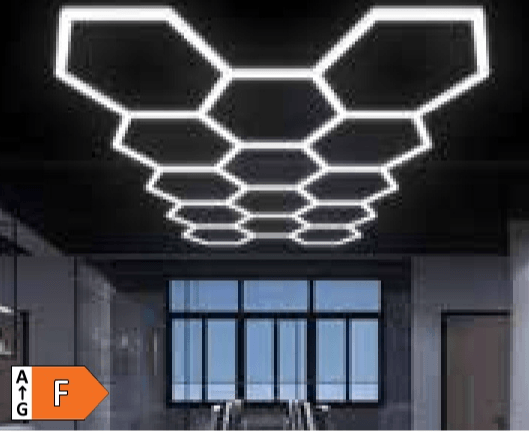 Dekorativna stropna LED luč Hexagon AG-LG-450W