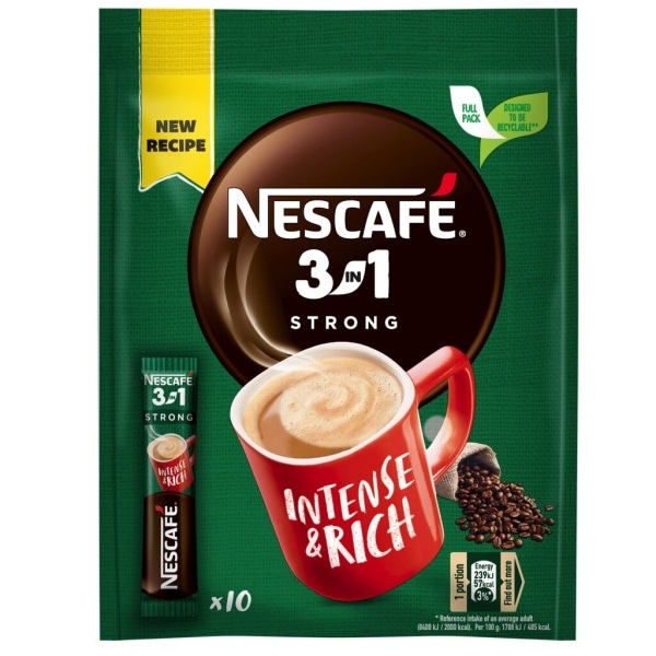 Nescafe 3 in 1 Kava 140 g; 155 g ali 165 g