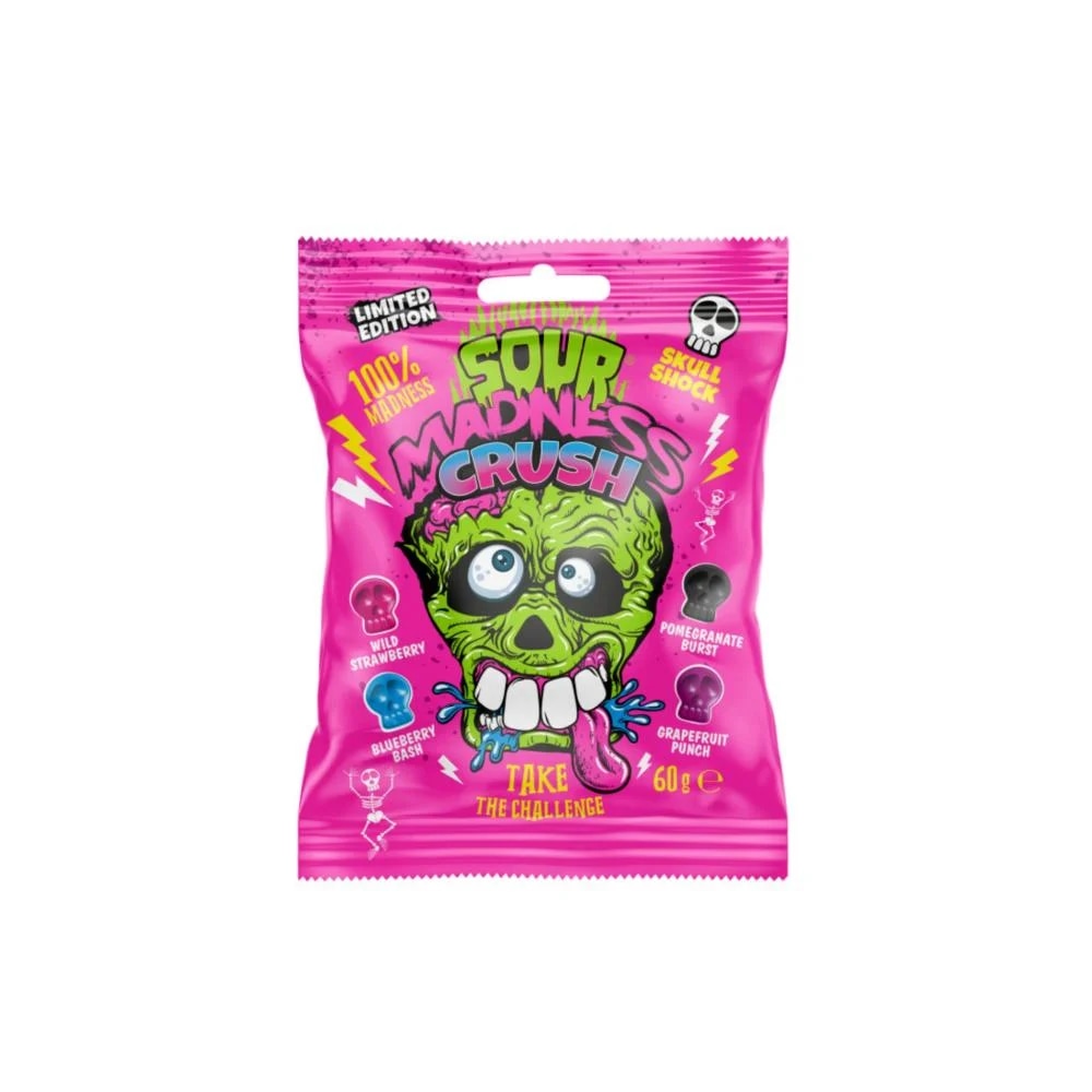 Bonboni Sour Patch Madness Crush 60 g Sour Patch