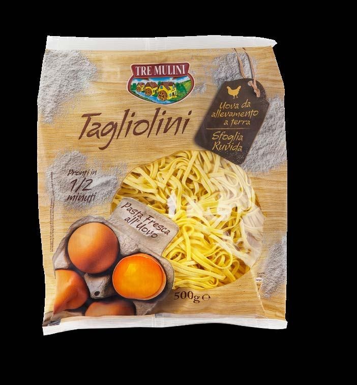 Sveži jajčni rezanci Tagliatelle 500 g