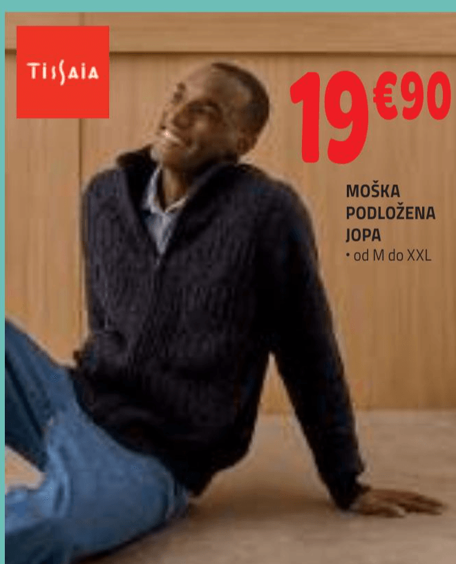 Moška podložena jopa