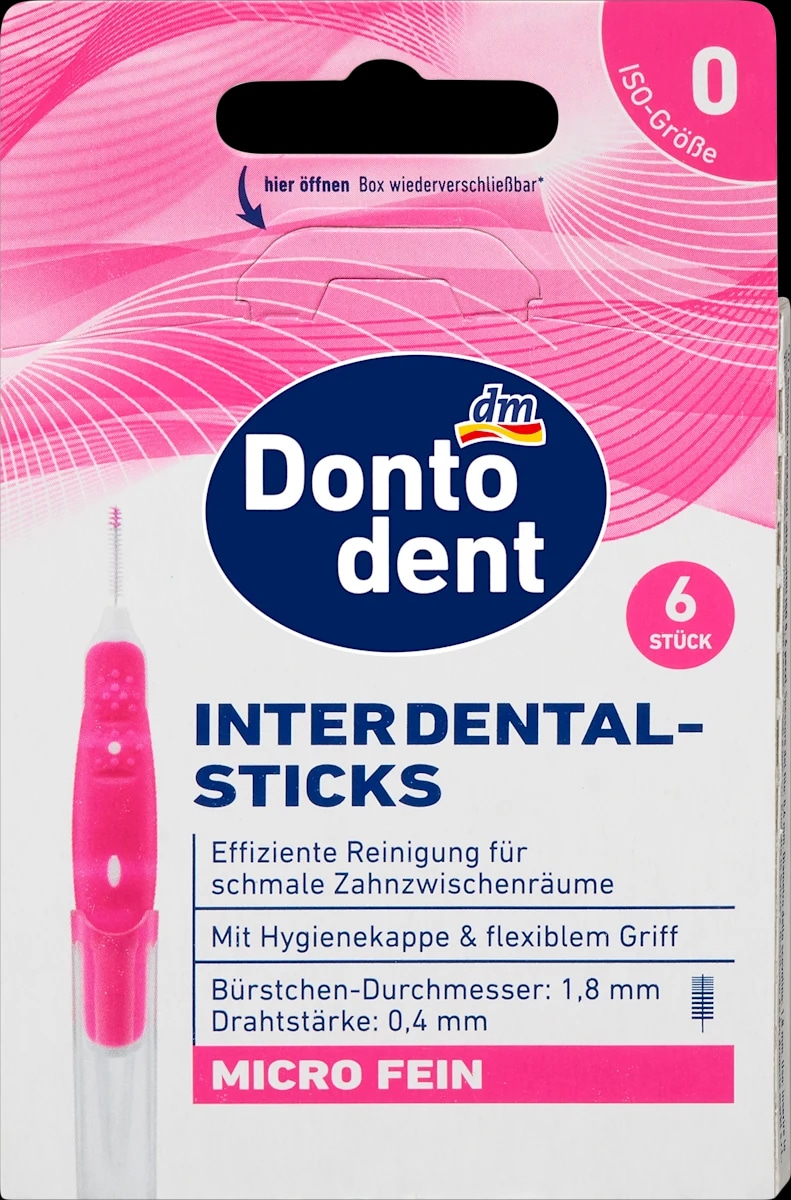 Dontodent medzobne ščetke 6 kosov