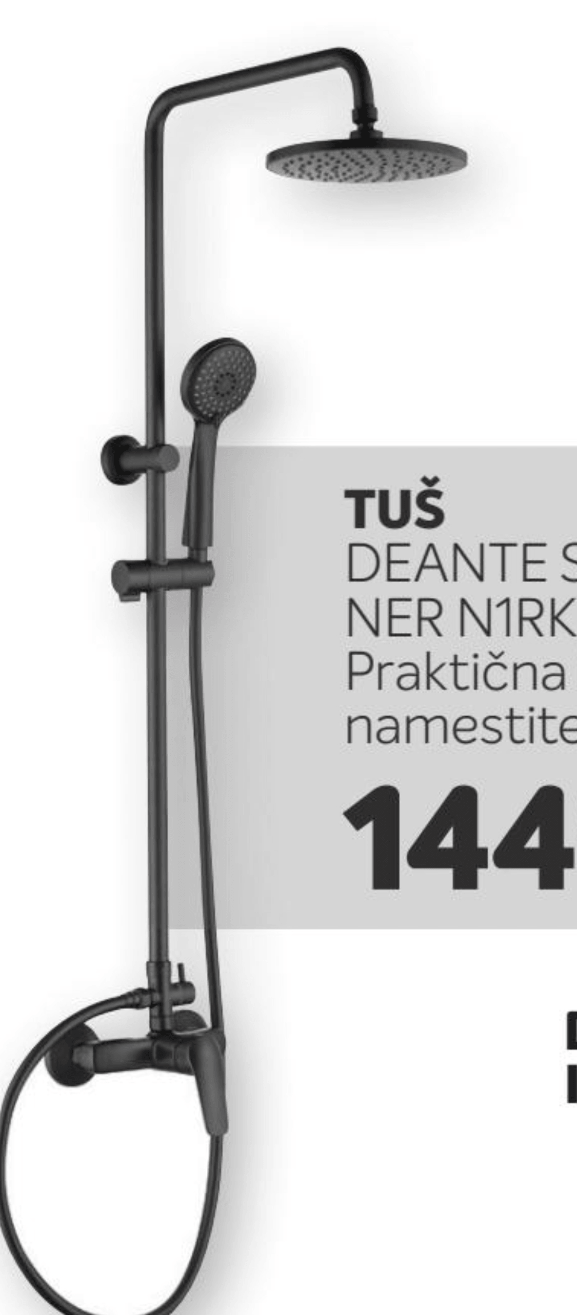 Tuš DEANTE SET BORO NER N1RK