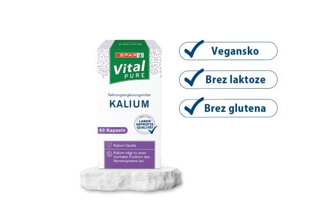 SPAR Vital PURE Kalium 60 kapsul