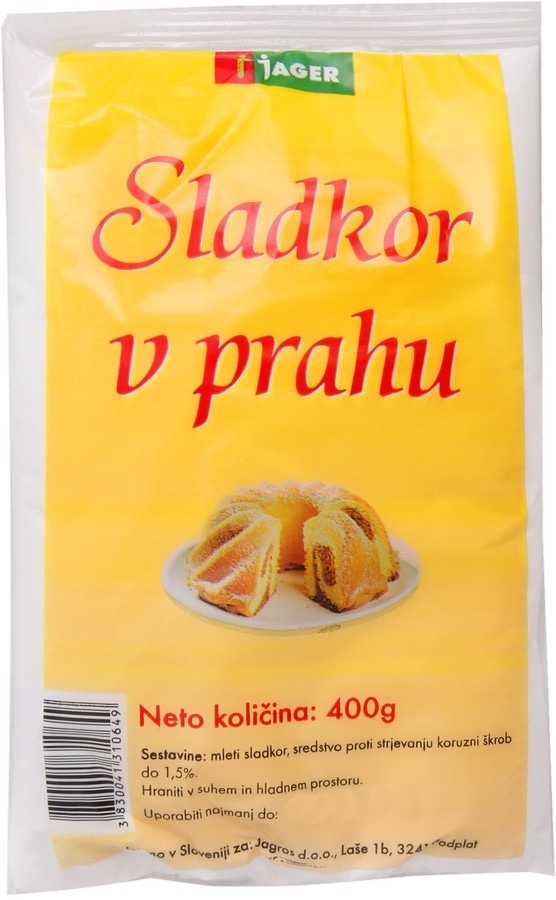 Jager Sladkor v prahu 400 g