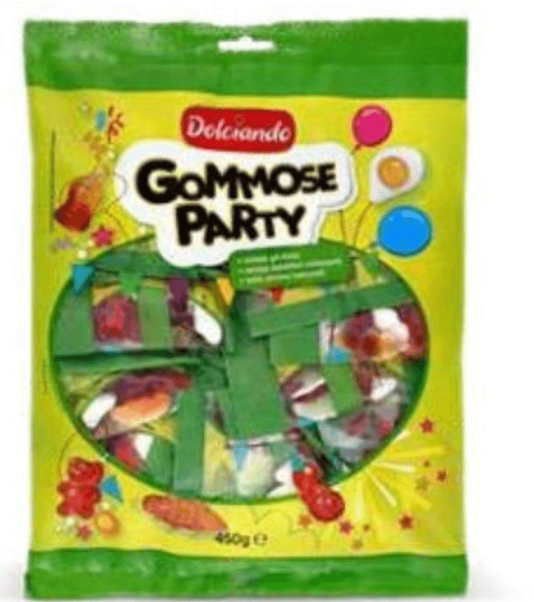 Mešani gumijasti bonboni 450 g