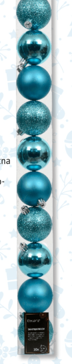 Božične kroglice 10 kosov