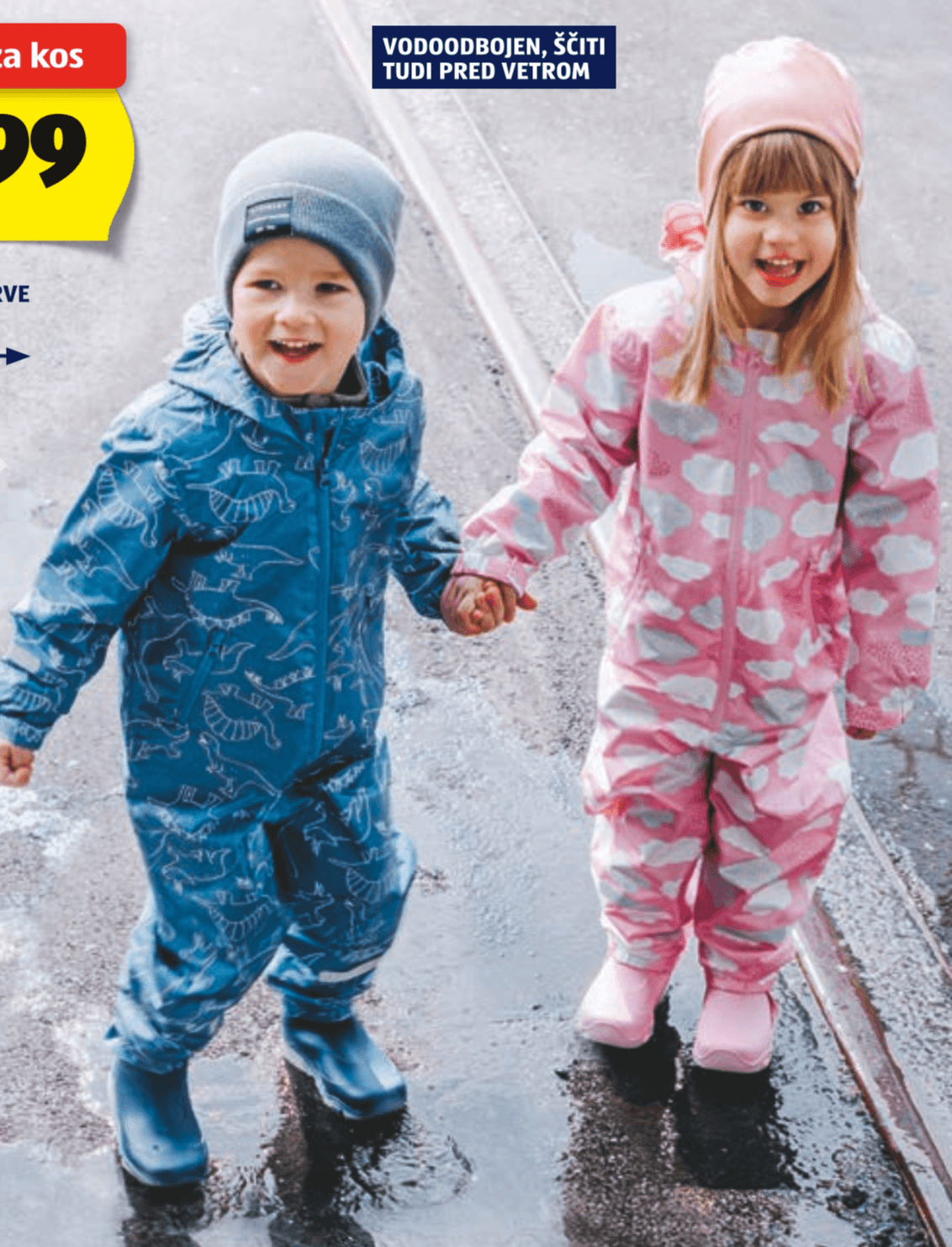 LILY & DAN Otroški dežni komplet - Akcija v trgovini Hofer