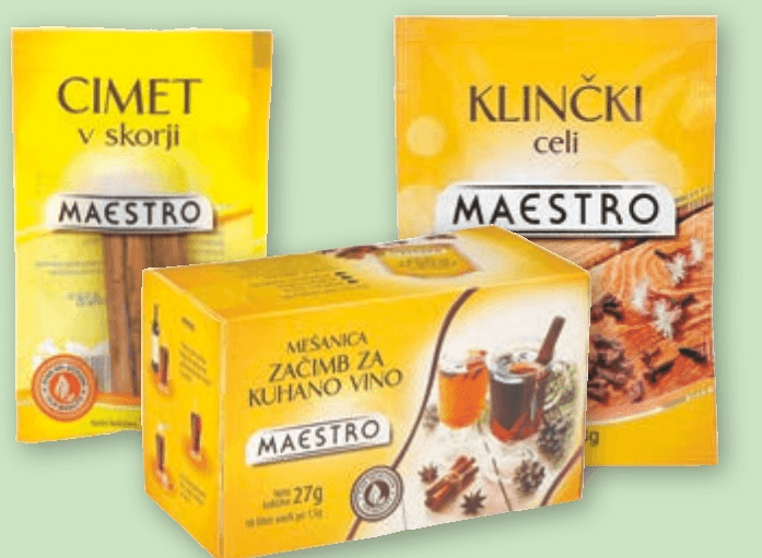 Začimbe Maestro 18 g ali 30 g, 10 g ali 27 g