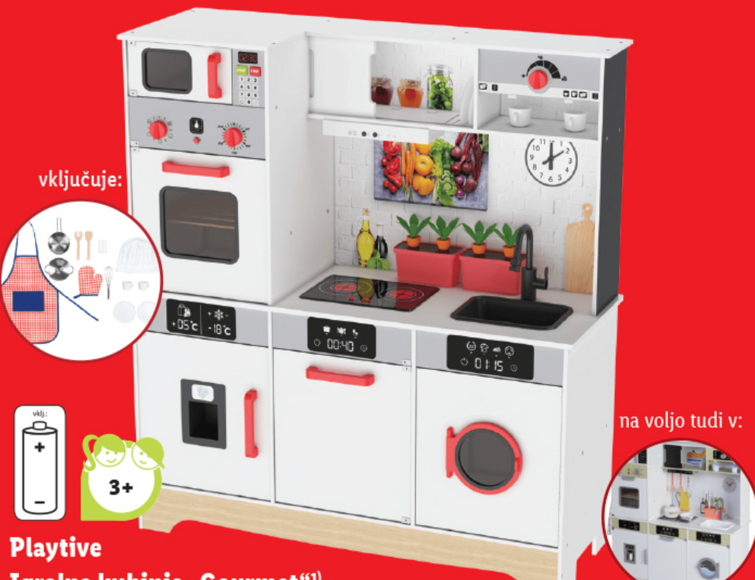 Playtive Igralna kuhinja „Gourmet"