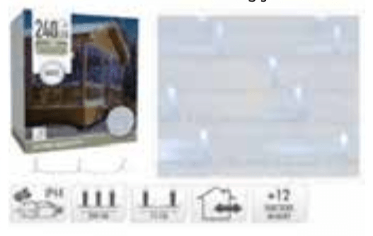 Novoletna LED zavesa 240/1