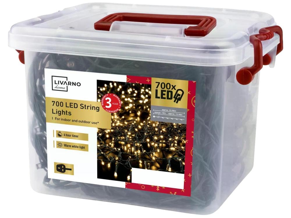 LIVARNO home LED-svetlobna veriga 700 LED-diod