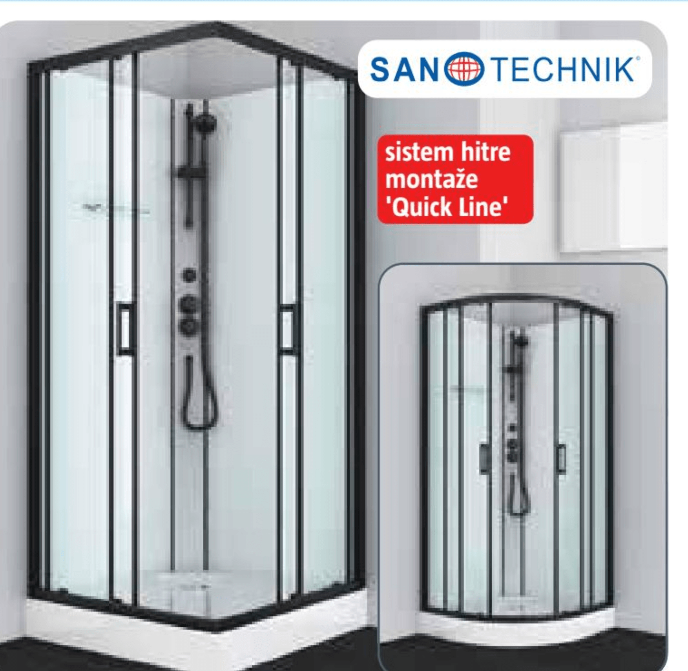 Kompletna pršna kabina 'Dallas' ali 'Denver'