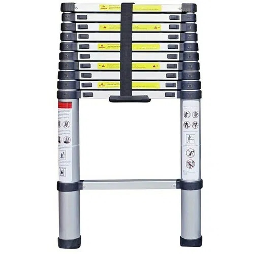 Aluminijasta teleskopska lestev 10 prečk - Akcija v trgovini Bauhaus