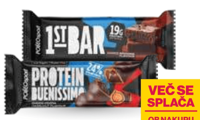 Izbrani proteini v prahu Proteini.si - Akcija v trgovini Mercator