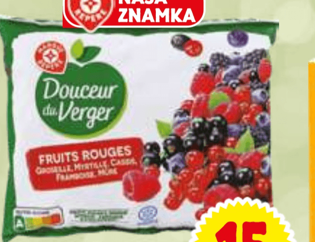 Mešano rdeče sadje Douceur du Verger 650 g