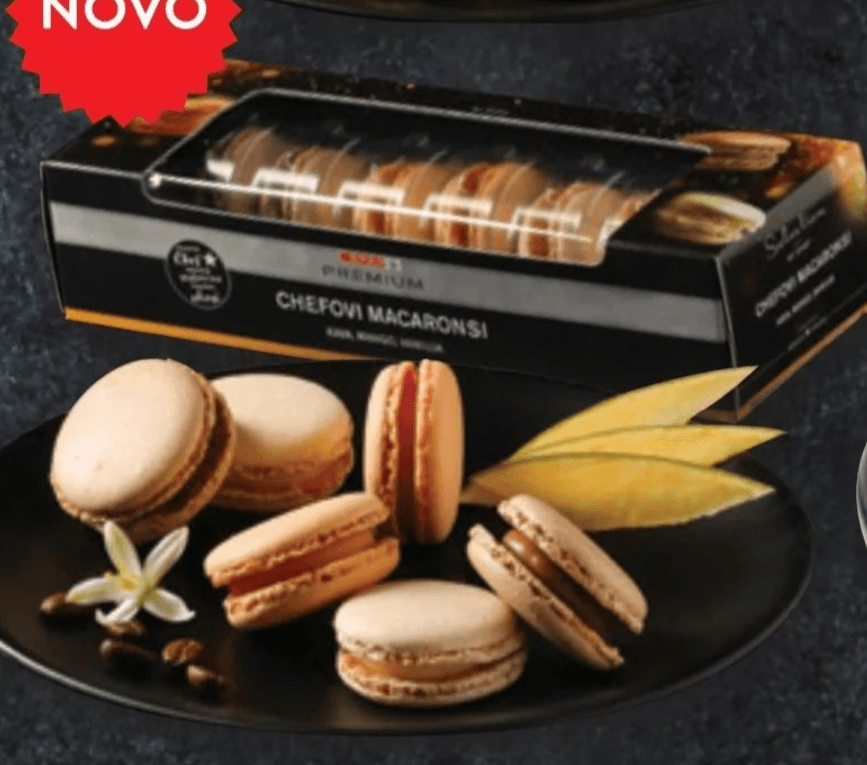 Chefovi macaronsi 6/1, 90 g SPAR PREMIUM