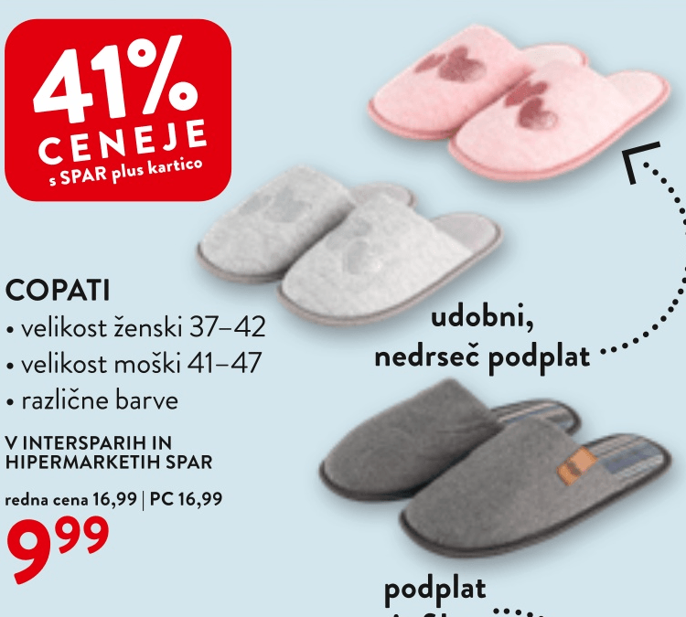 Copati - Akcija v trgovini Spar