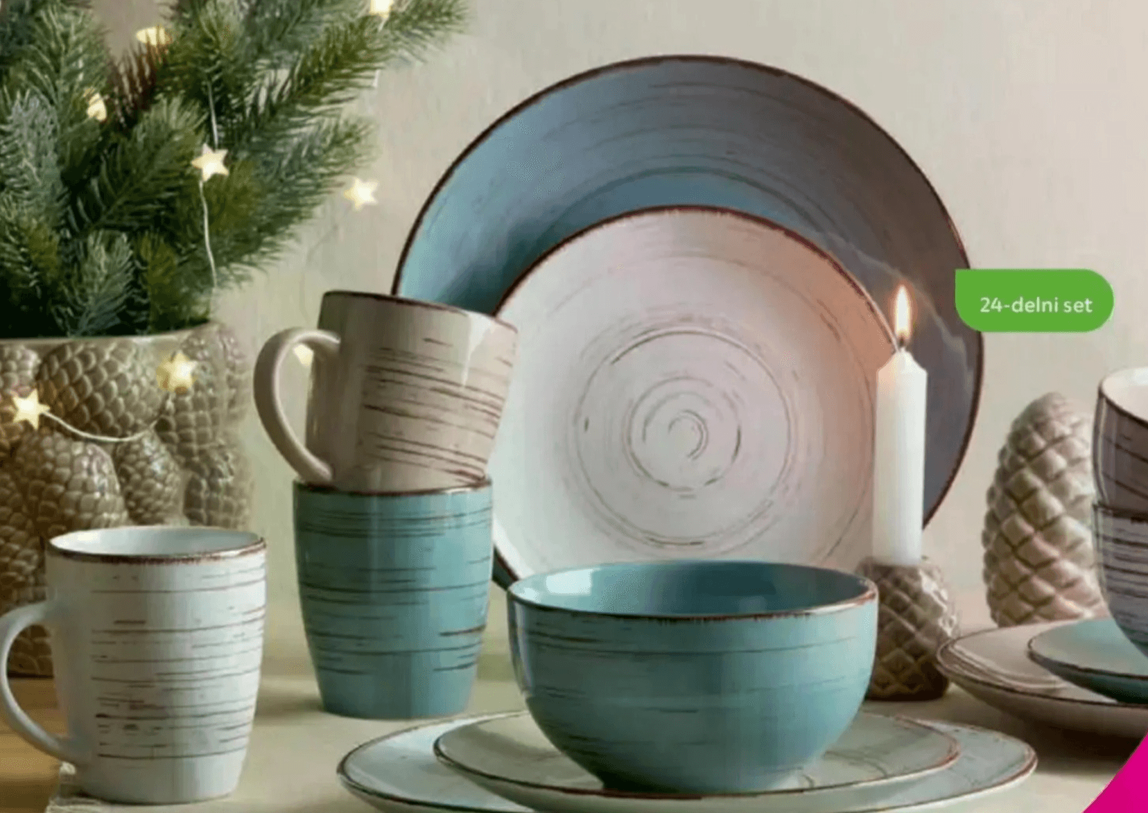 Kombinirani servis „KELLY" 24-delni set