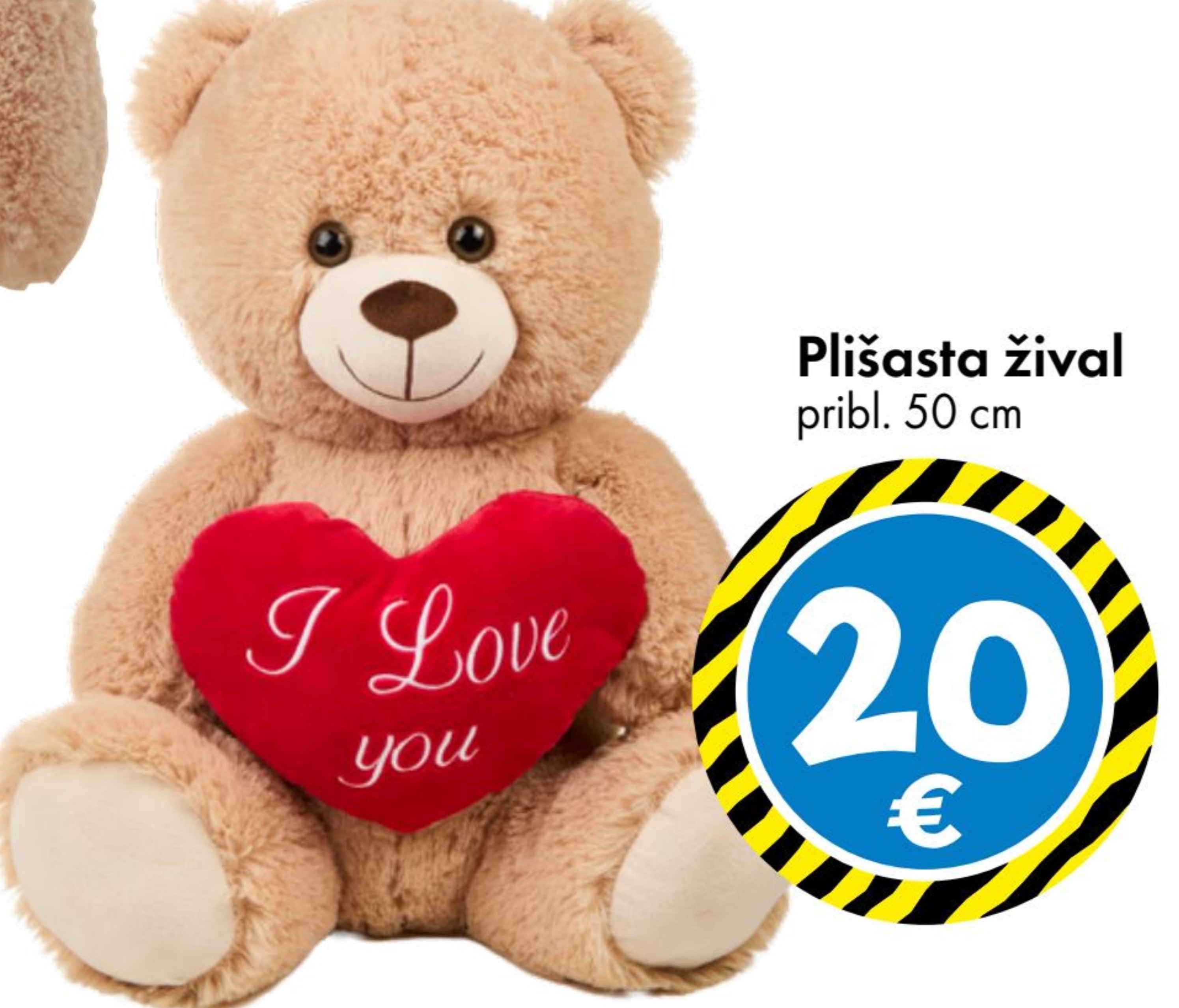 Plišasta žival 50 cm - Akcija v trgovini Tedi