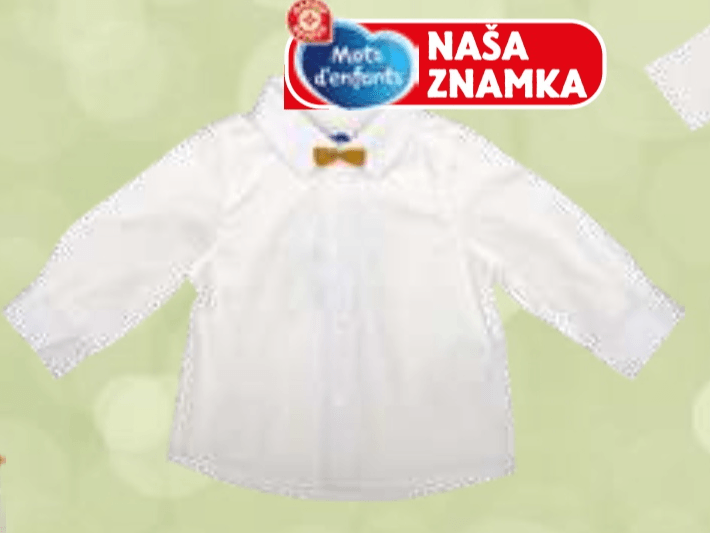 DEŠKA SRAJCA Z METULJČKOM Mots d'enfants