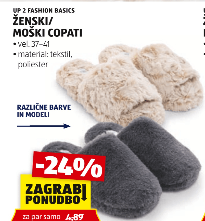 Ženski/Moški copati