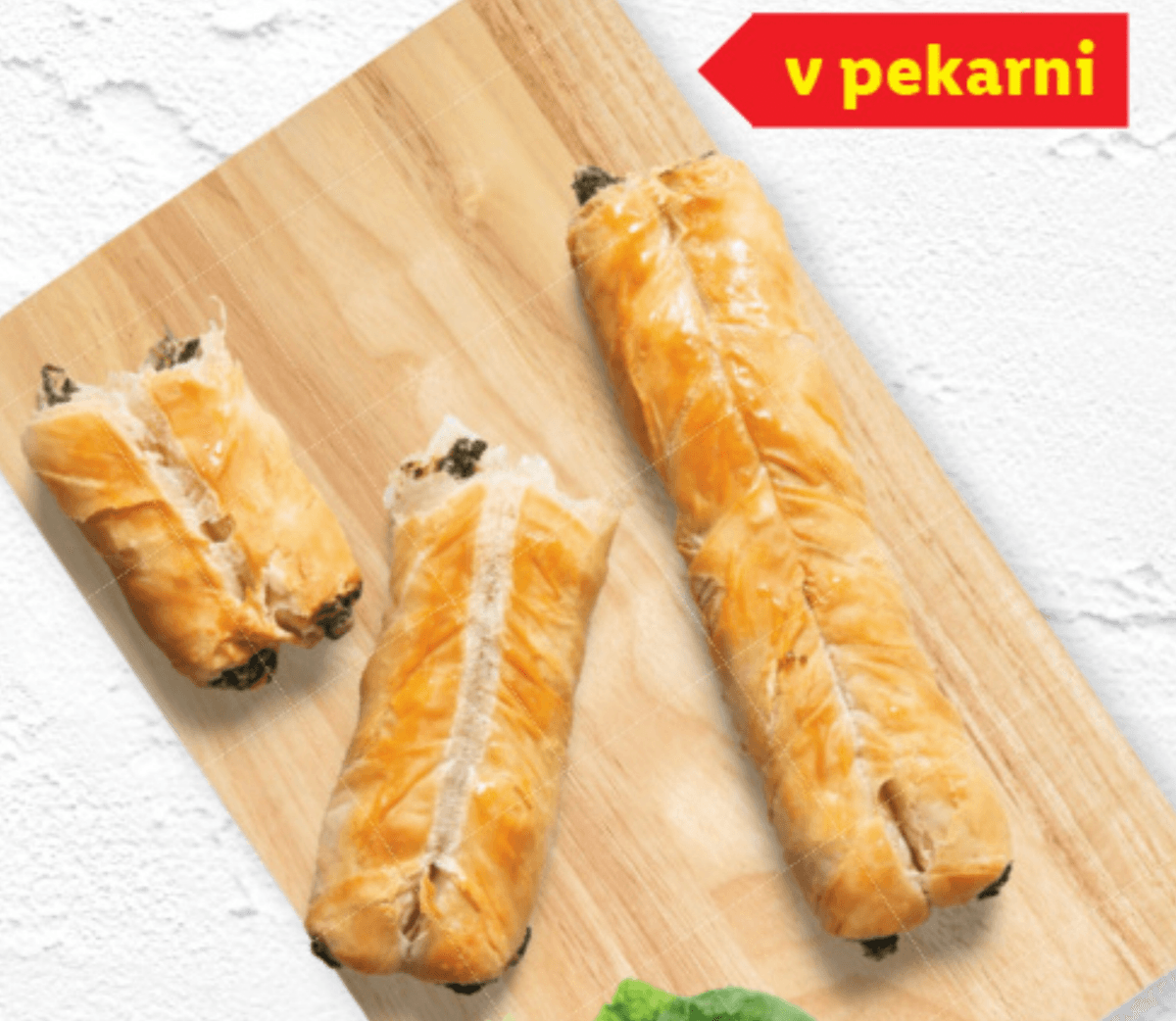 Špinačni zavitek 170 g - Akcija v trgovini Lidl