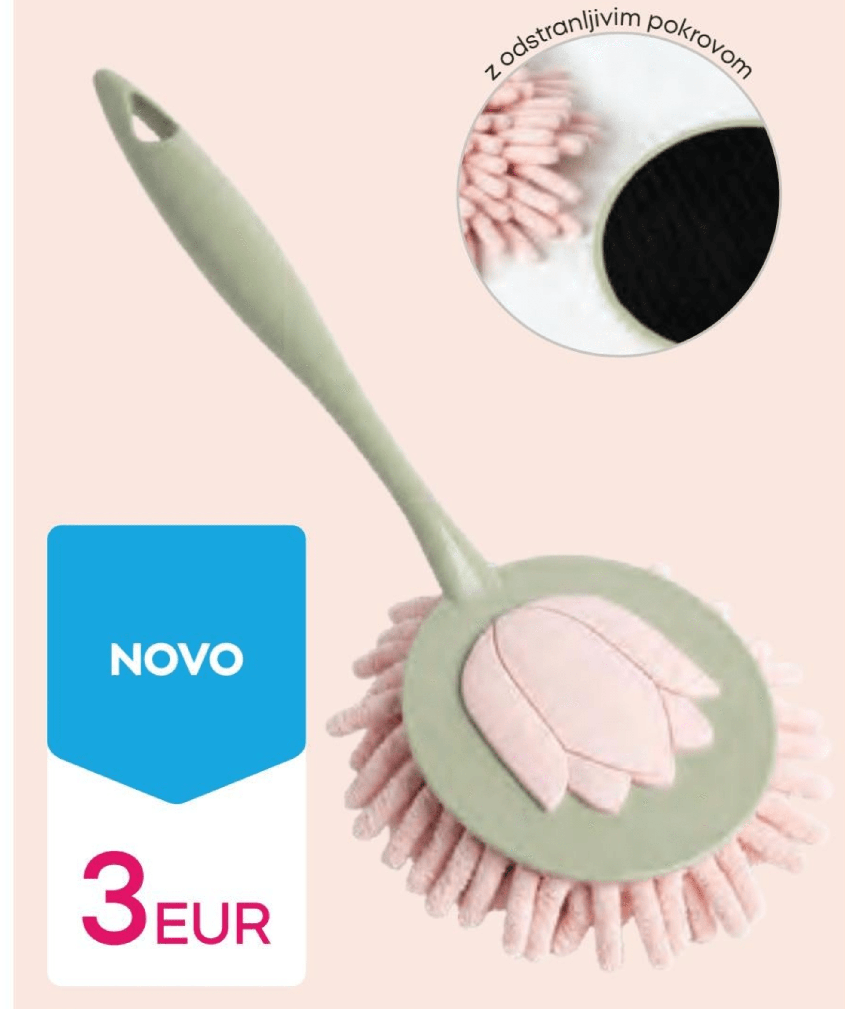 Krtača za odstranjevanje prahu - Akcija v trgovini Pepco