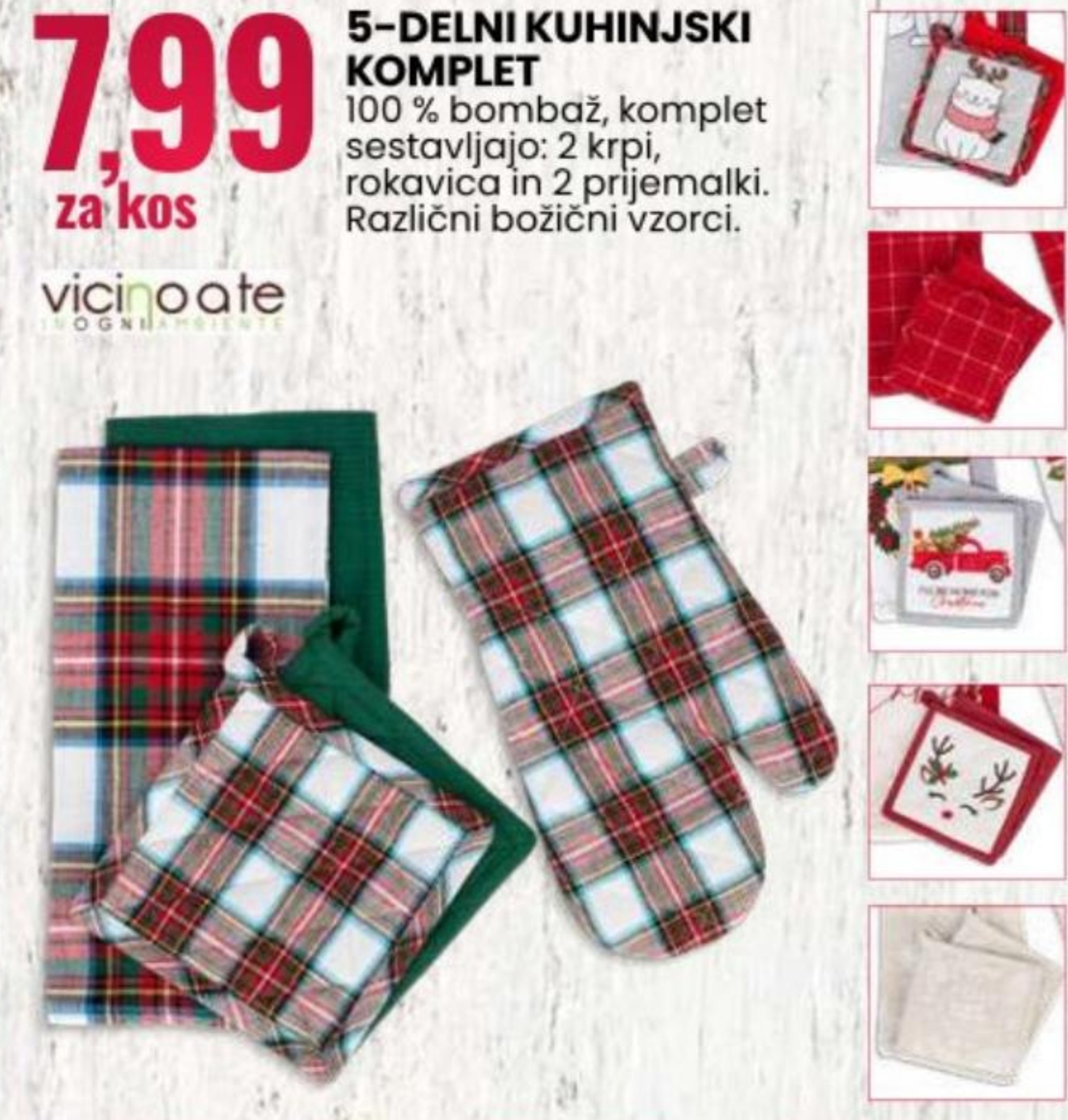 5-delni kuhinjski komplet