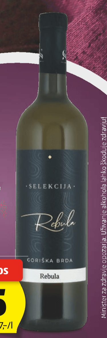 Selekcija Rebula 0,75 l