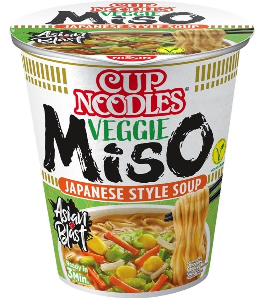 Instant japonski rezanci Cup Noodles Nissin 63 g - 67 g