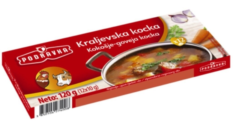 Jušna kocka ali jušna osnova Podravka