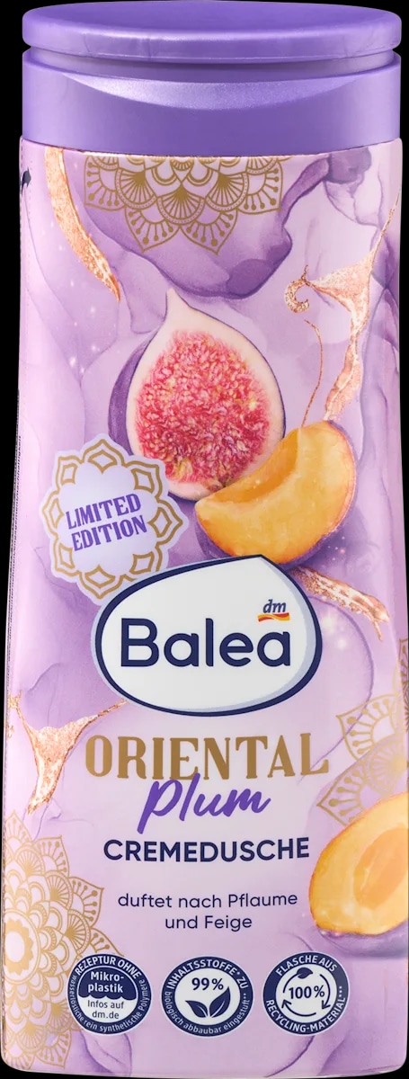 Balea Oriental Plum gel za prhanje 300 ml