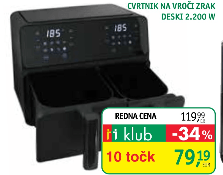 Cvrtnik na vroči zrak DESKI