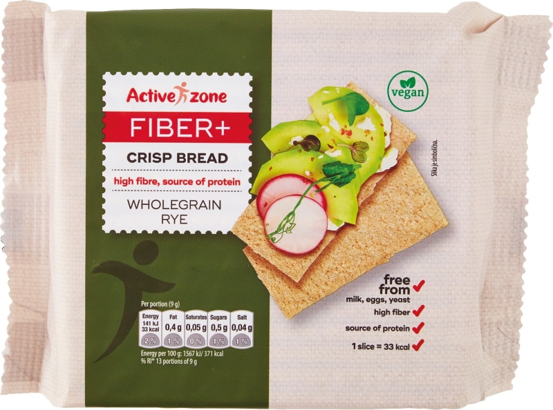 Polnozrnati kruhki Active Zone 125 g