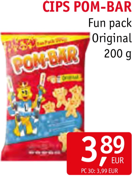 Čips Pom-Bar 200 g