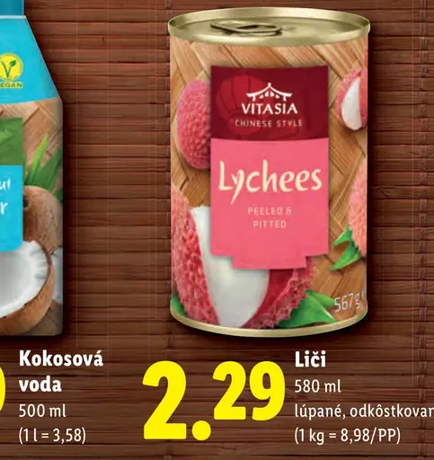 Vitasia Liči 580 ml