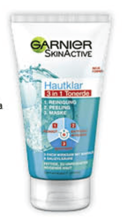 GARNIER HAUTKLAR 3V1 čistilna krema-piling-maska 150 ml
