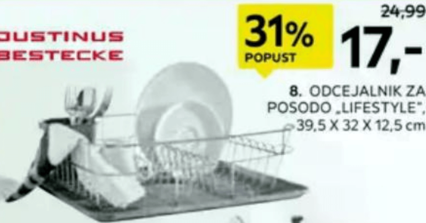 Odcejalnik za posodo "LIFESTYLE"