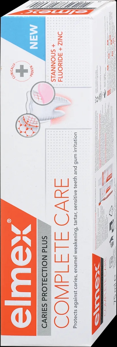 Zobna pasta Elmex Complete Care 75 ml - Akcija v trgovini E.Leclerc