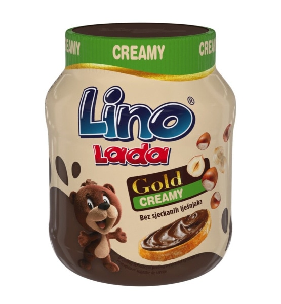 Kremni namaz Lino Lada duo, 400 g, milk ali gold, 350 g